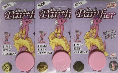 Pink Panther Sensations Herbal Supplement – 3 Capsules