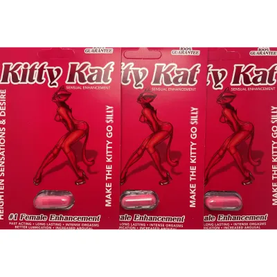 3 Kitty Kate 3 capsules female -her- sensual enhancement.