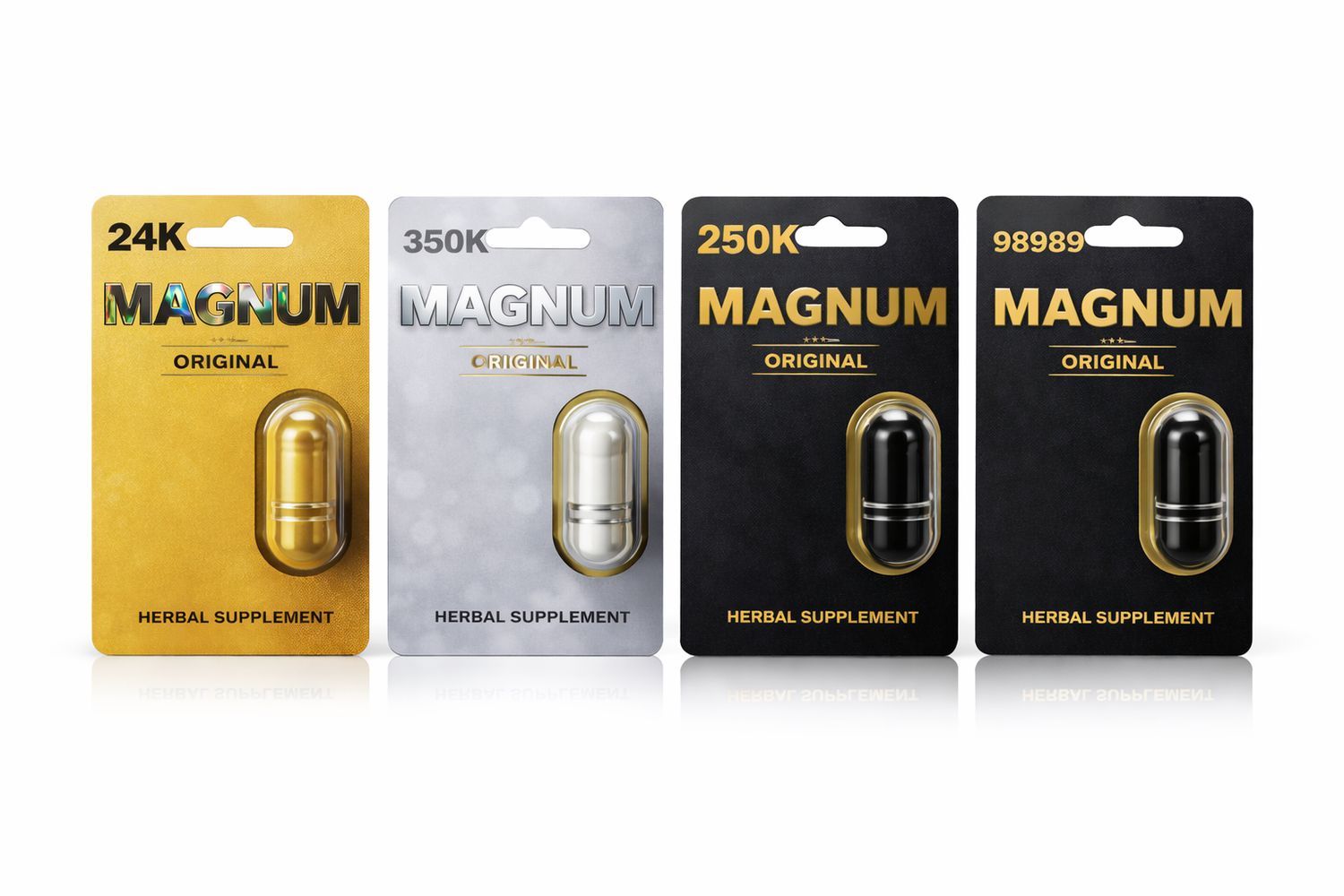 Magnum herbal supplement combo pack capsules men’s vitality support