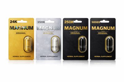 Magnum herbal supplement combo pack capsules men’s vitality support