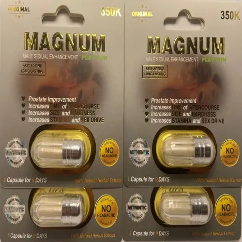 Magnum 350K Platinum vitality capsules product front image