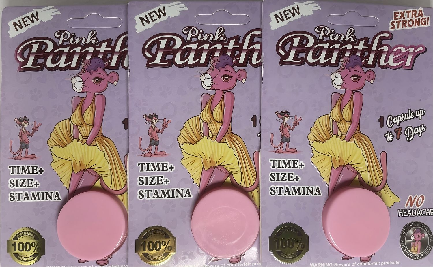 Pink Panther Sensations Herbal Supplement – 3 Capsules