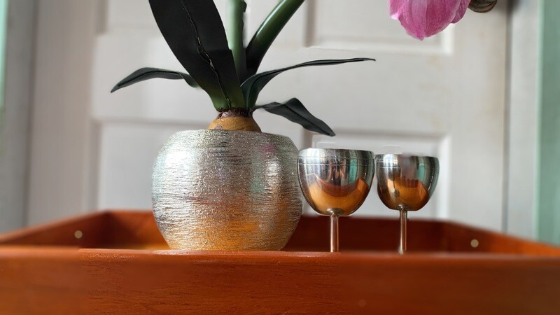 Wooden Serving Tray with Handles