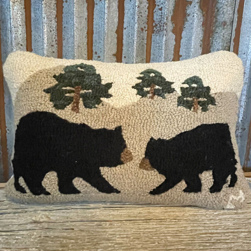 Hillside Bears Pillow