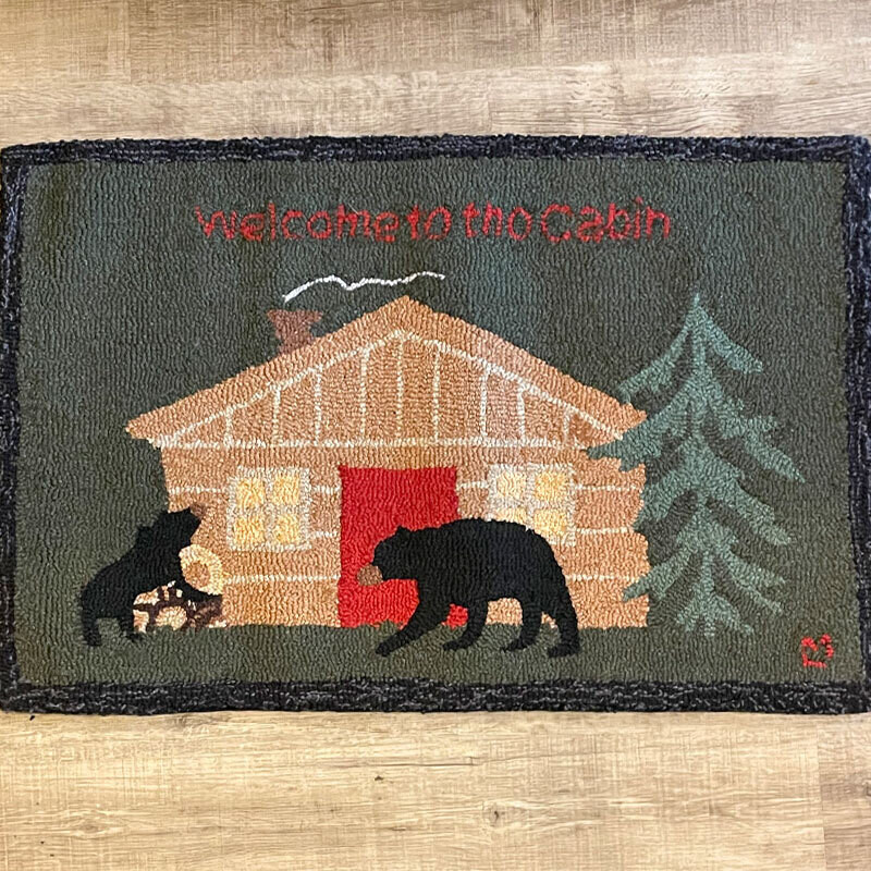 Prowling Bears Accent Rug
