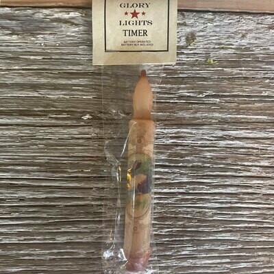 Brown & White Bunny - Taper