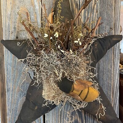 Black Star with Bee