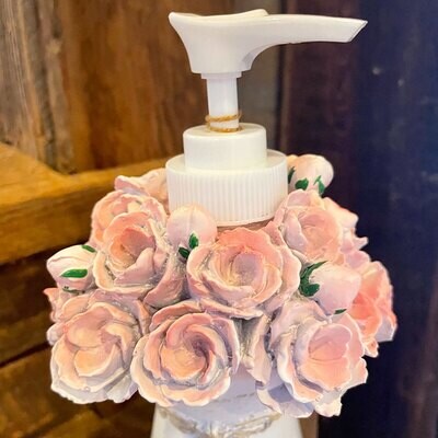 Farmhouse Peonies Soap Dispenser