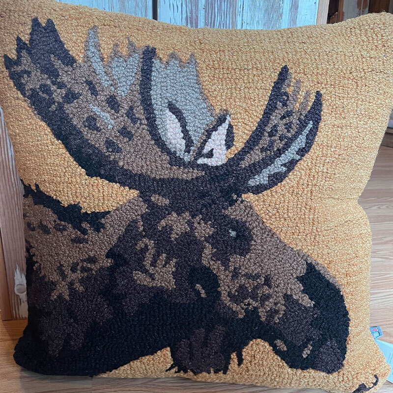 Mountain Moose Pillow