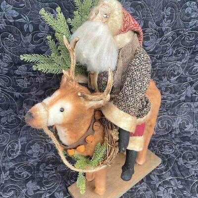 Santa with Reindeer