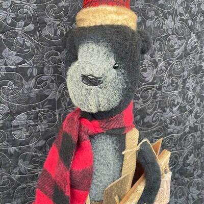 Bear with Sled