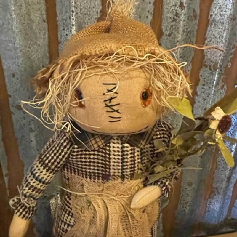 Scarecrow with Flowers