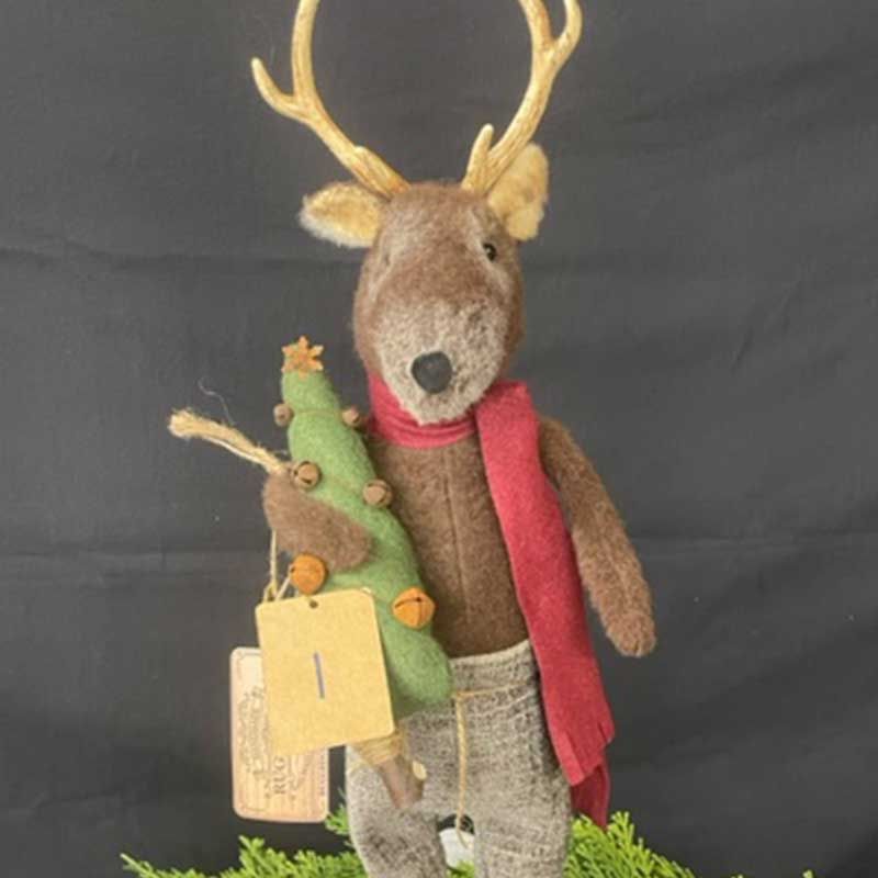 Deer with Green Tree