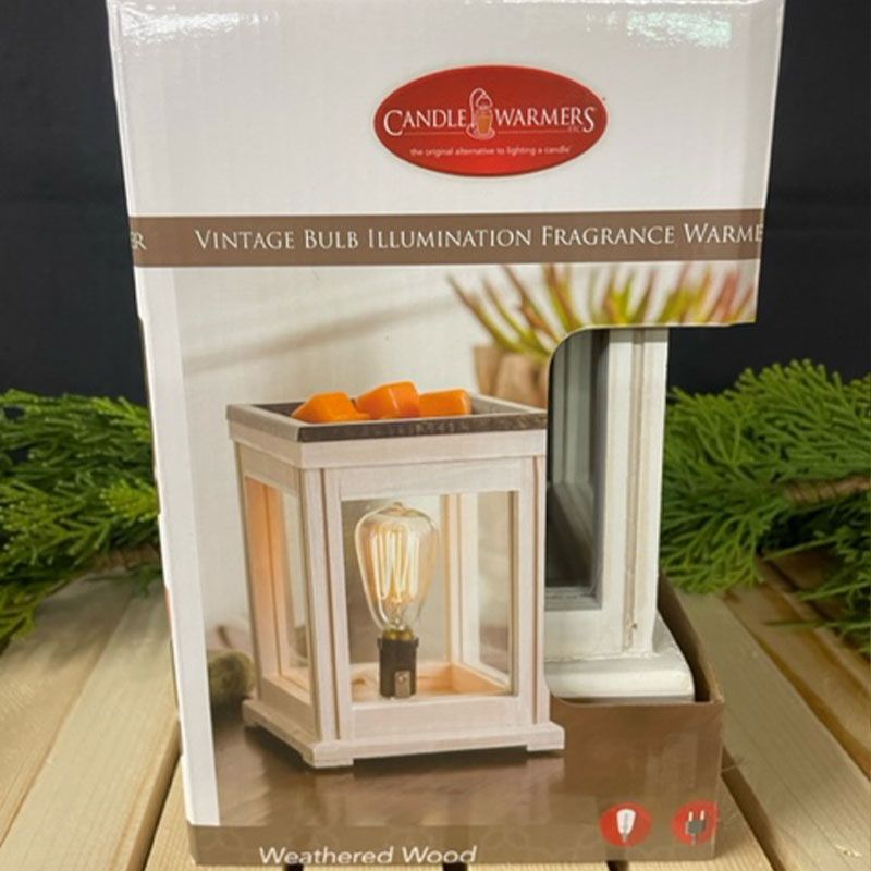 Weathered Wood Candle Warmer