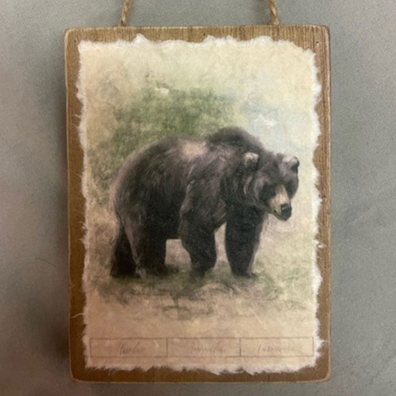 Wooden Ornament - Bear