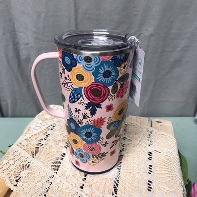Travel Mug 22 Oz. Bella Rosa