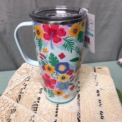 Travel Mug 22 Oz. Island Bloom