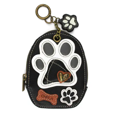 Keychain Mini Coin Purse Paw Print