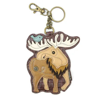Key Fob/Coin Purse Moose