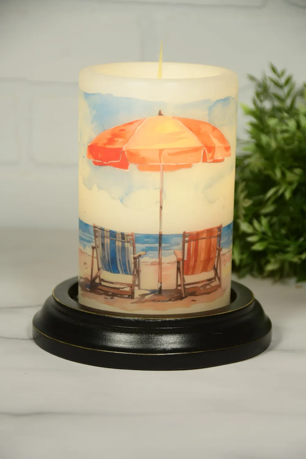 Beach Umbrella Orange Vanilla CR