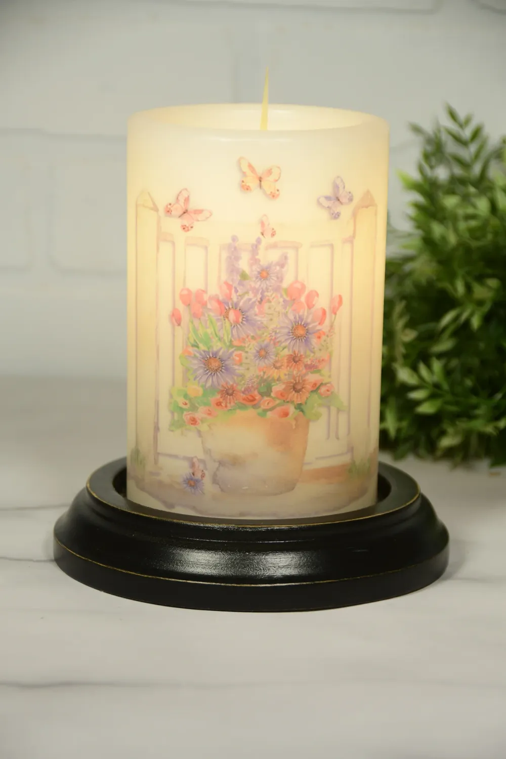 Flower Butterfly Fence Vanilla CR