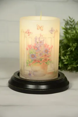Flower Butterfly Fence Vanilla CR