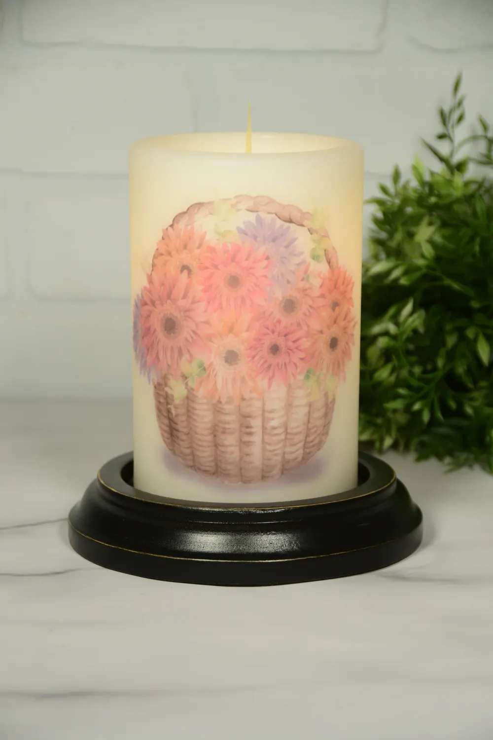 Daisy Flower Basket CR