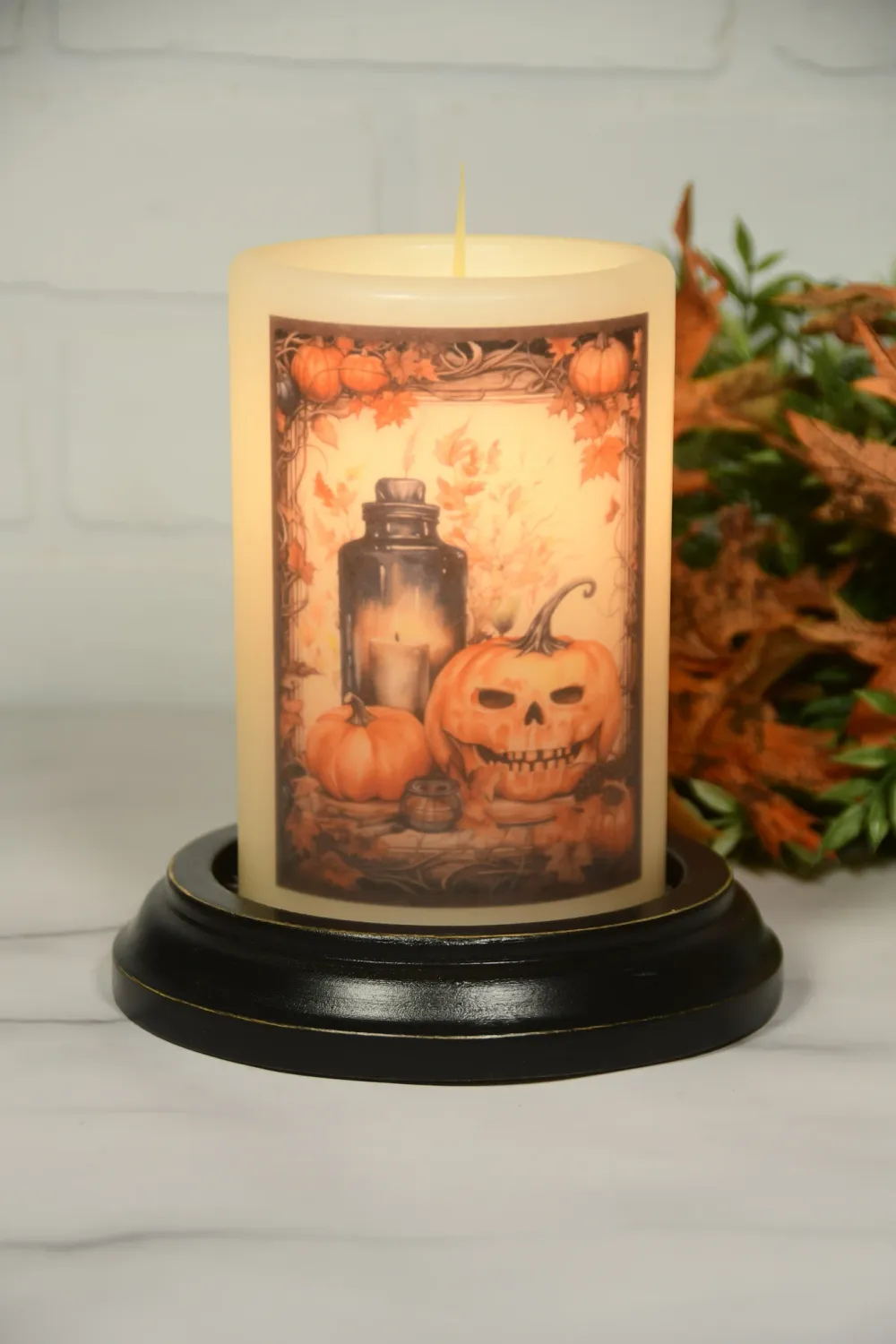 Spooky Fall-Jack & Candle CR