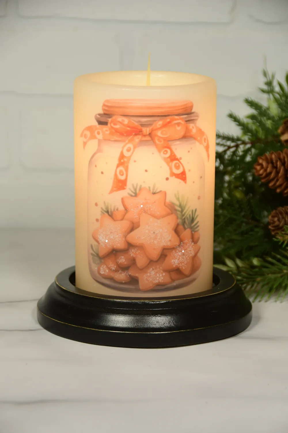 Winter Santa's Cookie Jar CR