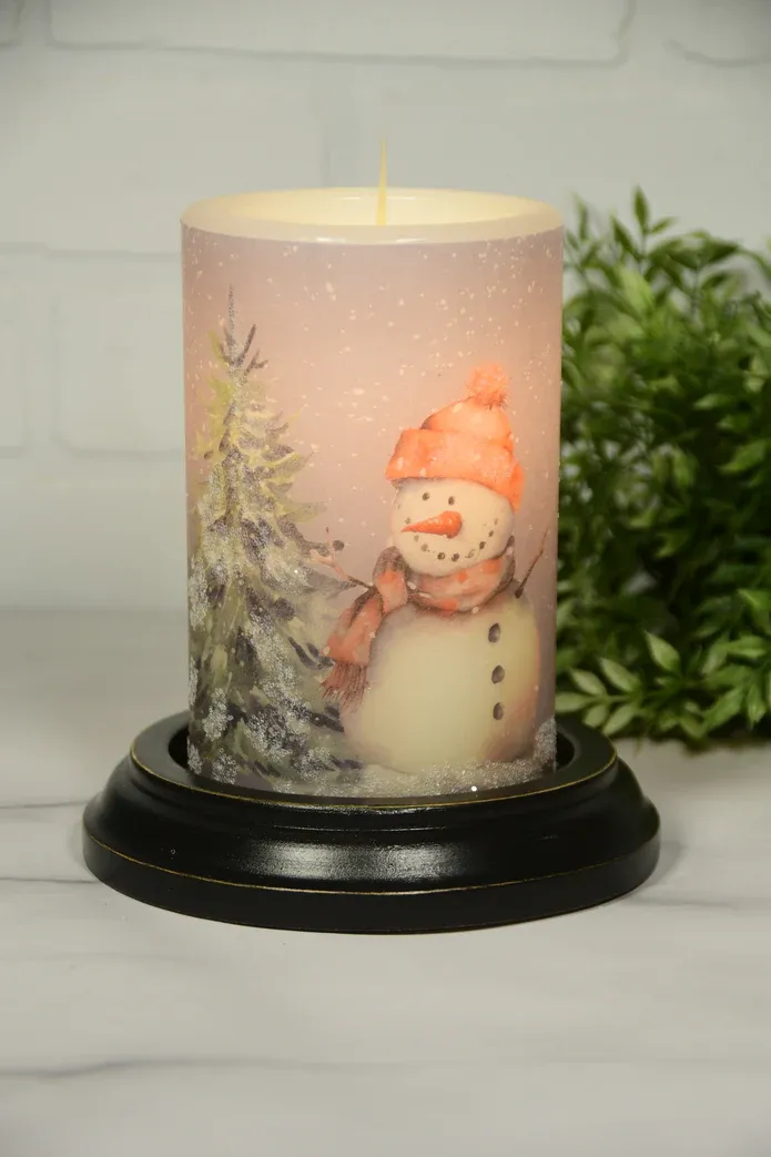 Gray Night Snowman CR