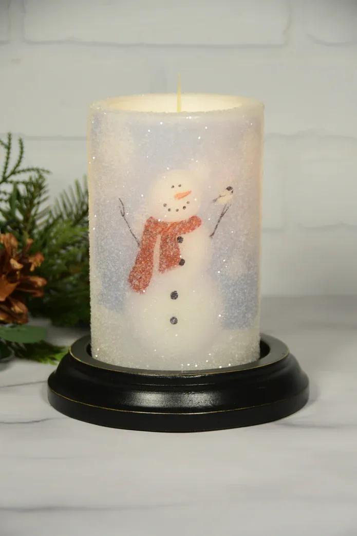 Icy Winter Snowman CR