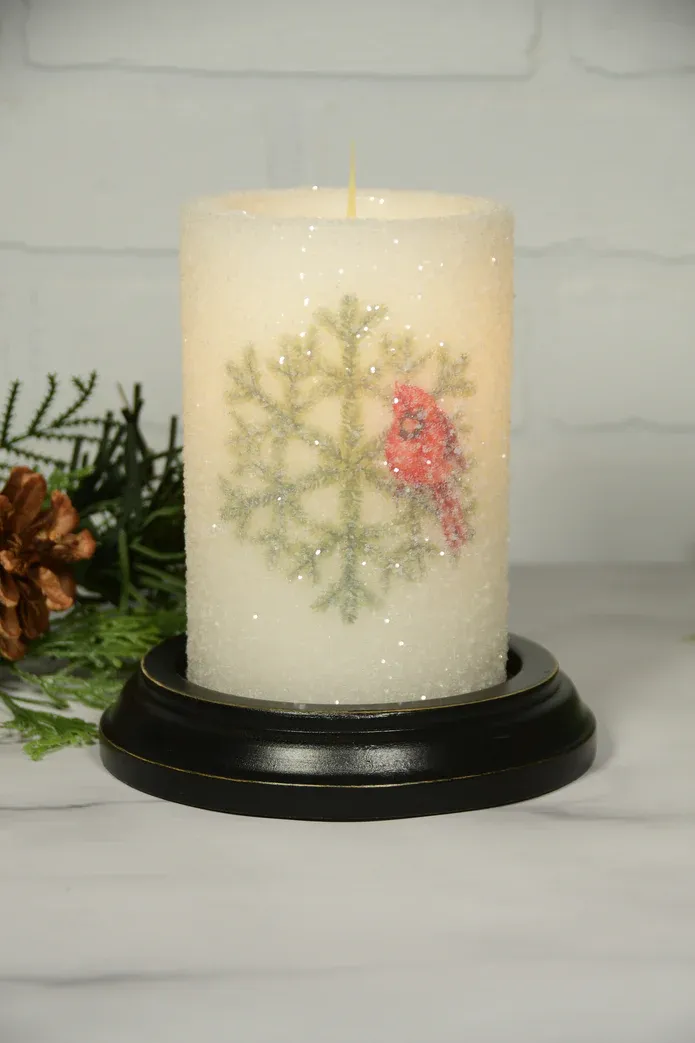 Cardinal Pine Snowflake CR