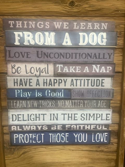 Dog Wall Sign SSC