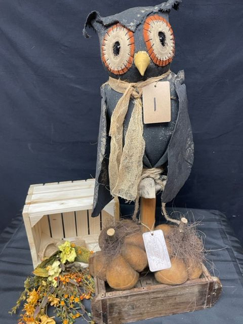 Owl w/ box of pumpkin