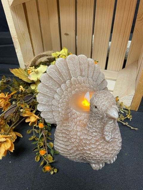 Turkey Shaped Moving Flame Candle