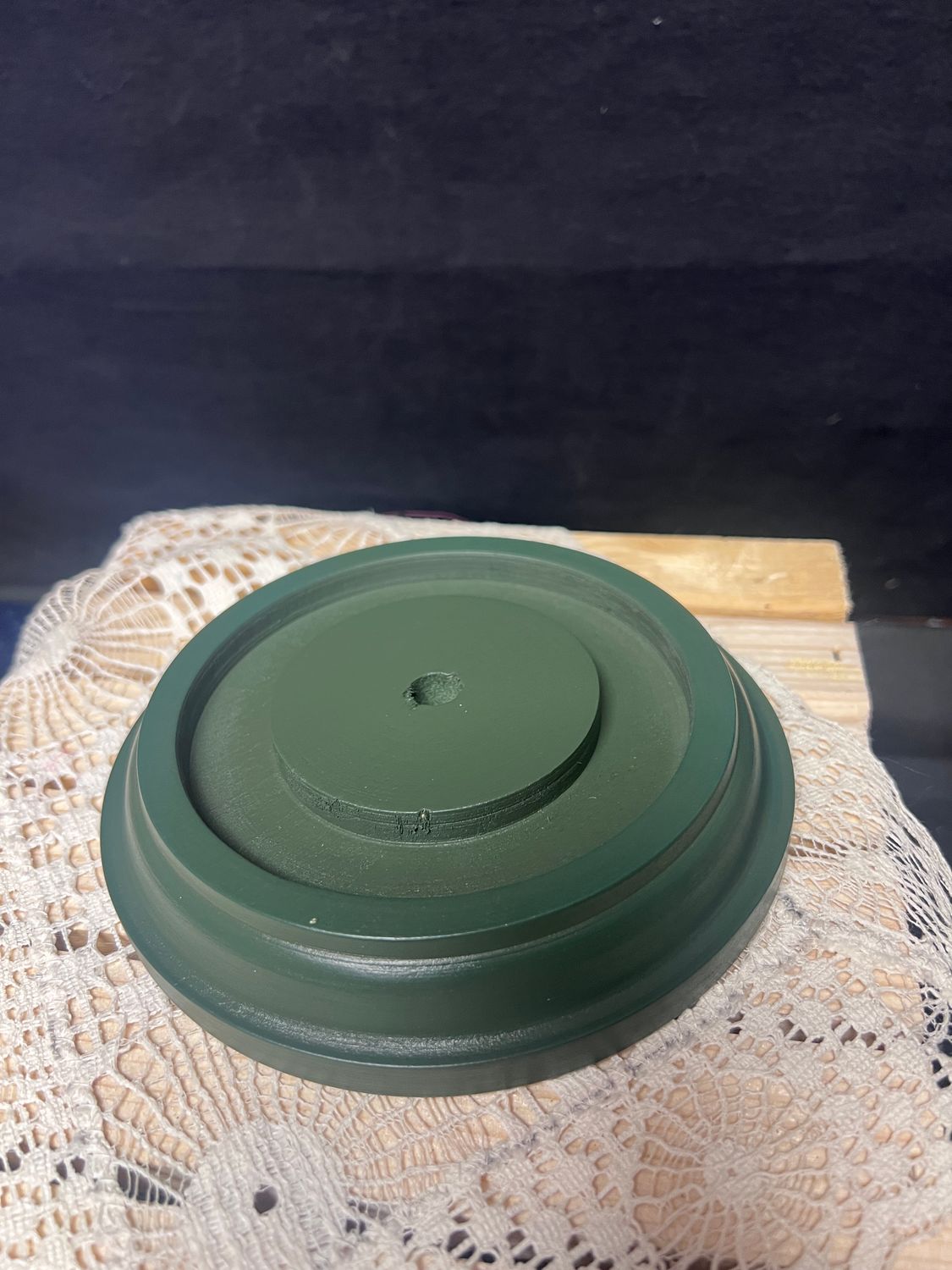 Base Round Non Electrical Base Dark Pine