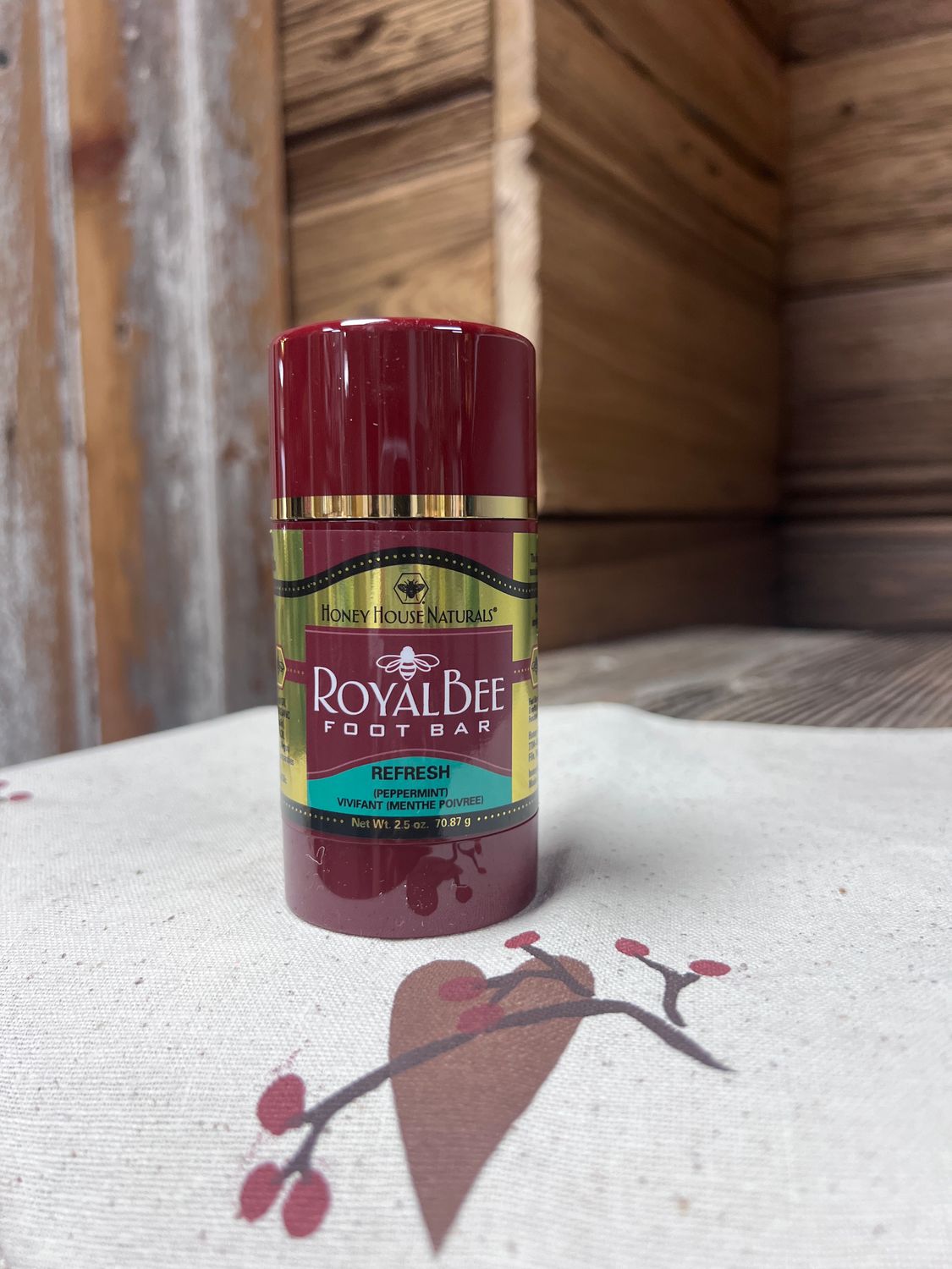Honey House Naturals Foot Bar Peppermint