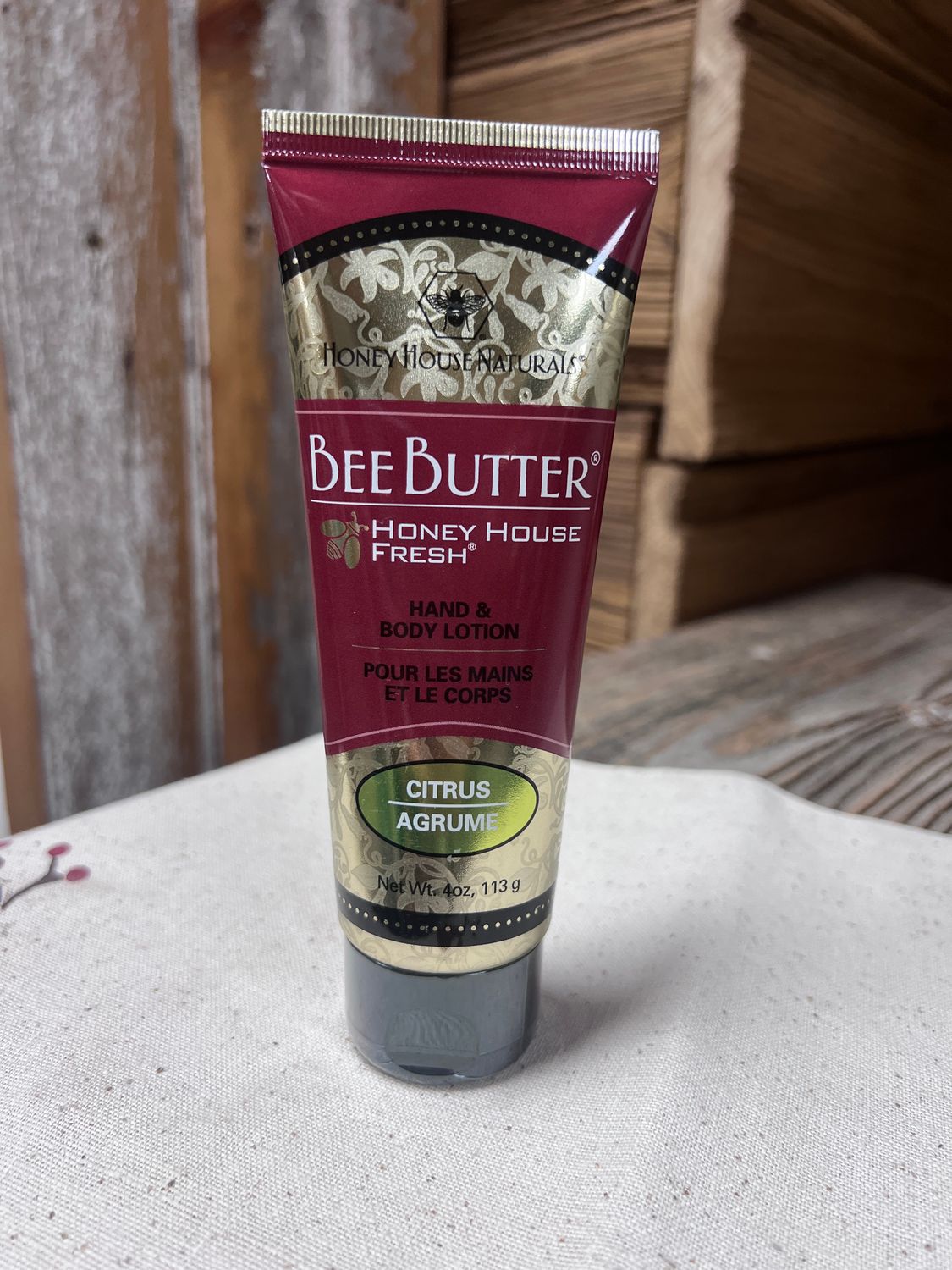 Honey House Naturals Bee Butter Cream Citrus
