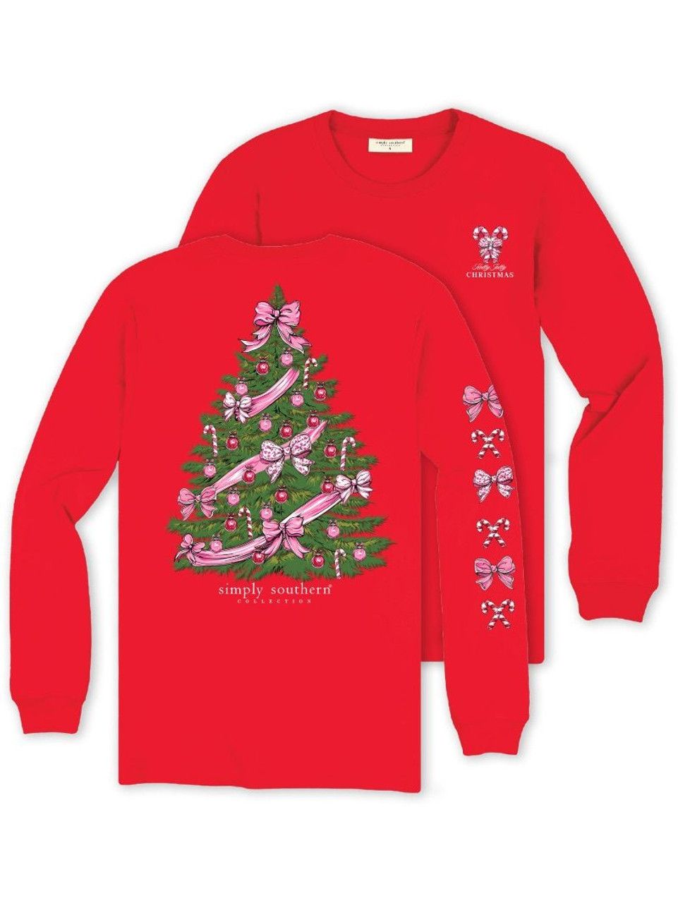 SS LS Tree Red