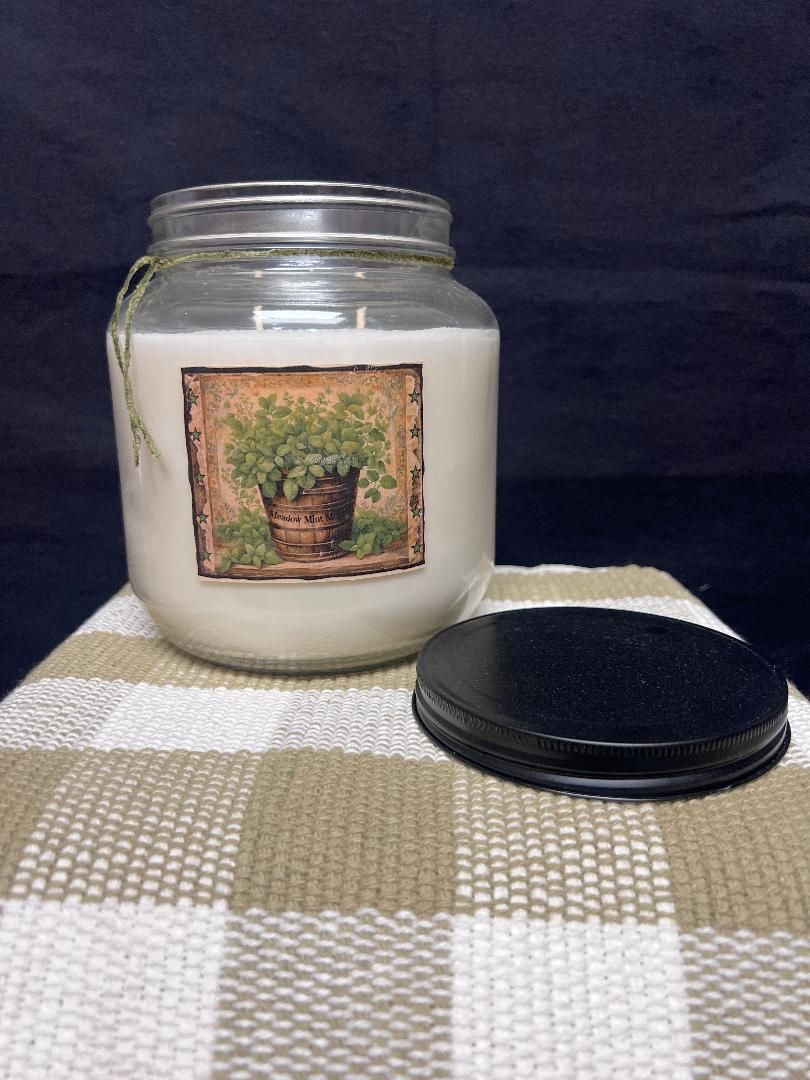 Herbal Star Candle 64 Oz. Meadow Mint Mojito