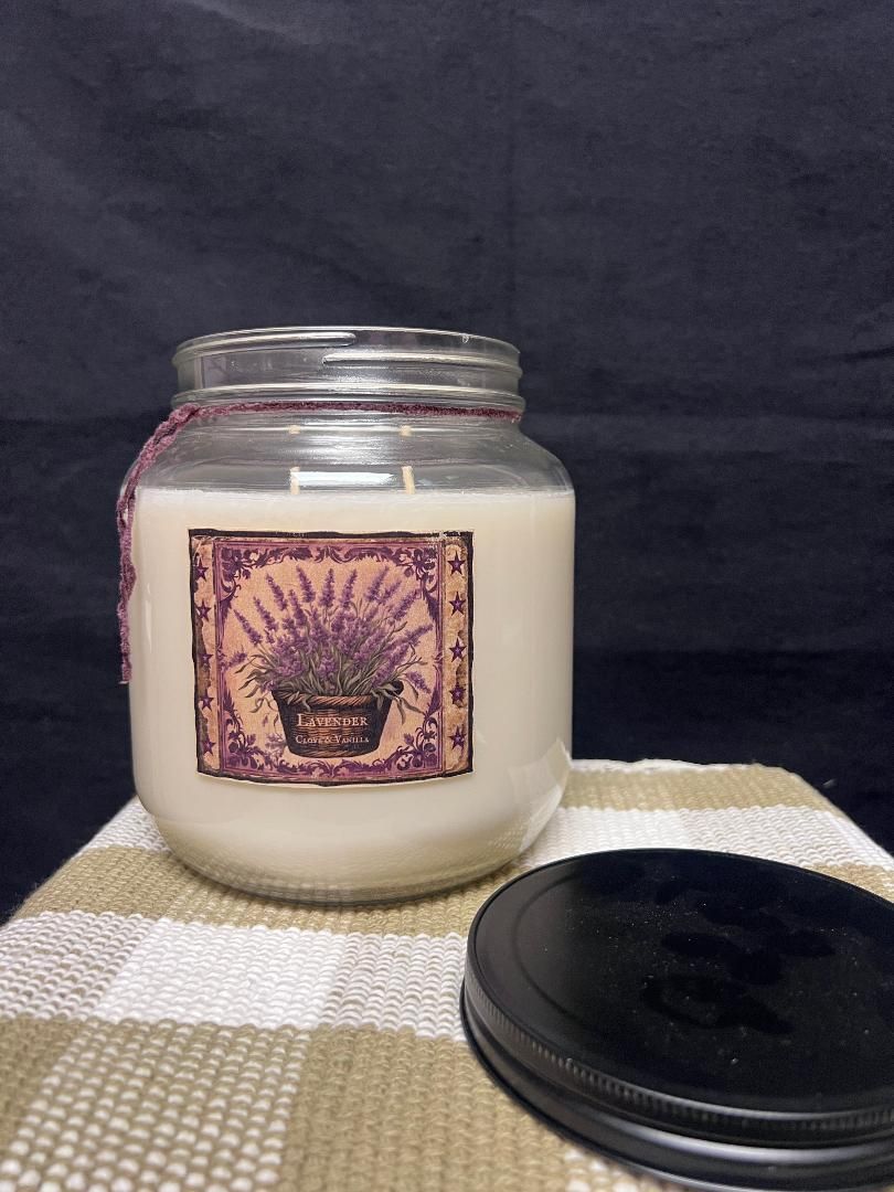 Herbal Star Candle 64 Oz. Lavender Clove Vanilla