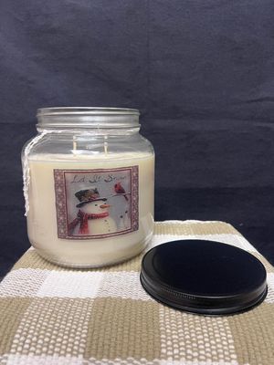 Herbal Star Candle 64 Oz. Let It Snow