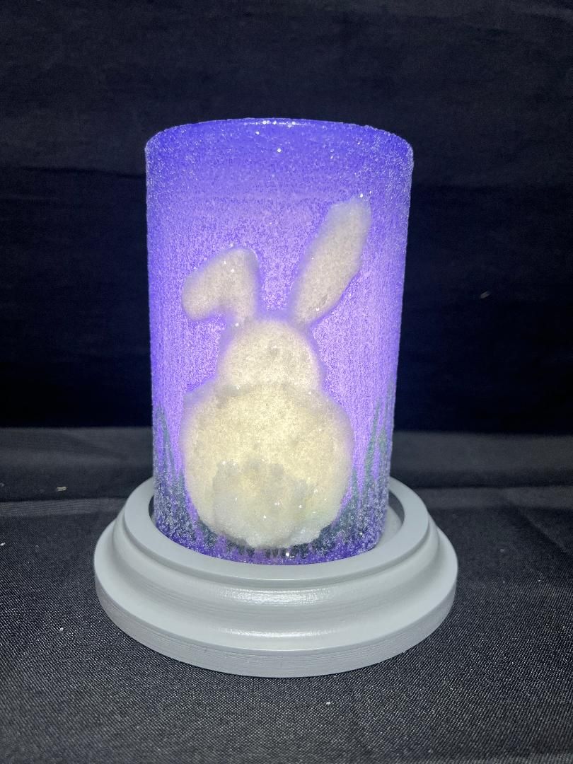Clearance Summer Purple Bunny Back Candle Sleeve CR