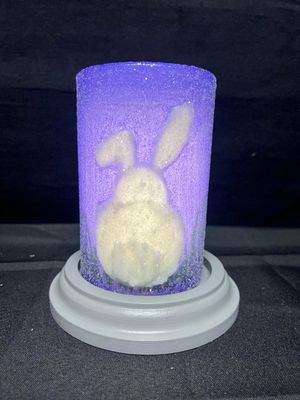 Clearance Summer Purple Bunny Back Candle Sleeve CR