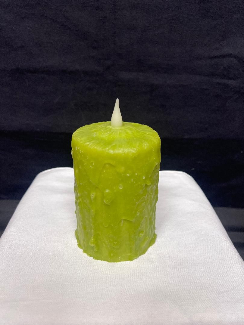 DH Hand Waxed 5" Candle Lime Green