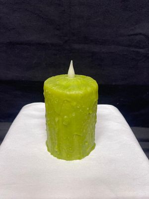 DH Hand Waxed 5" Candle Lime Green