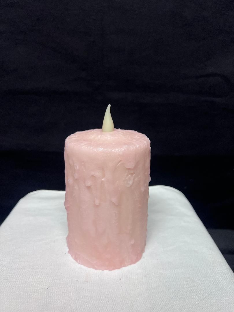 DH Hand Waxed 5" Candle Pink