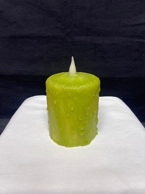 DH Hand Waxed 4" Candle Lime Green