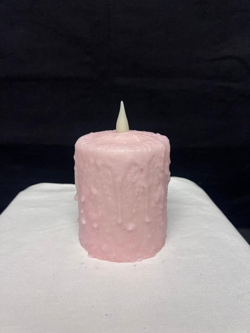 DH Hand Waxed 4" Candle Pink