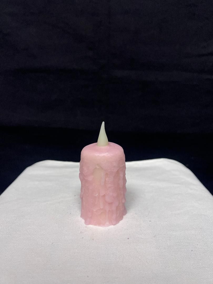 DH Hand Waxed Votive Candle Pink